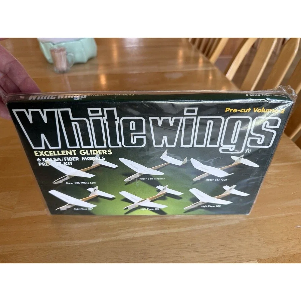 Vintage Whitewings Excellent Gliders Precut Vol 2 AG661 Balsa/Fiber Catapult Kit